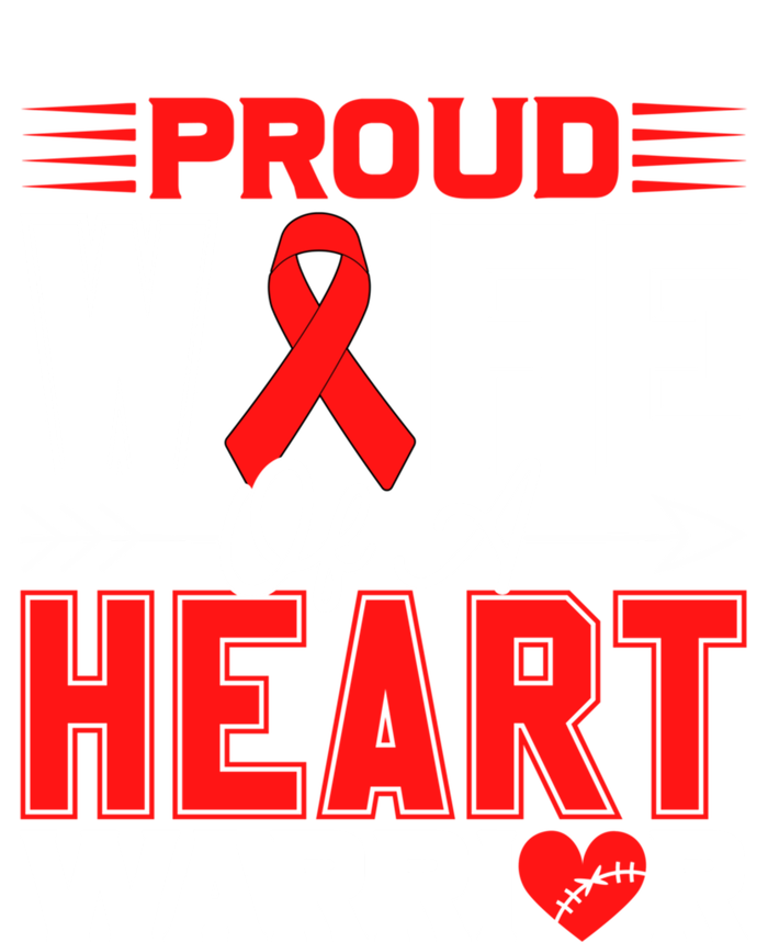 Proud Wife Of A Heart Warrior Heart Disease Awareness Month Gift Tie-Dye T-Shirt