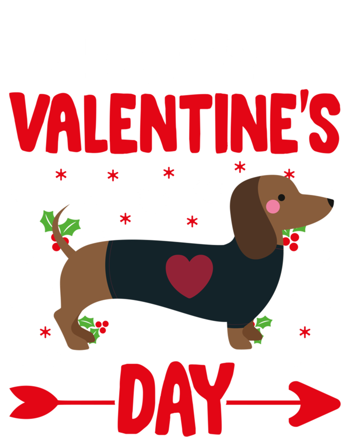 Happy Valentine's Day Dachshund Happy Valentine's Day Great Gift V-Neck T-Shirt