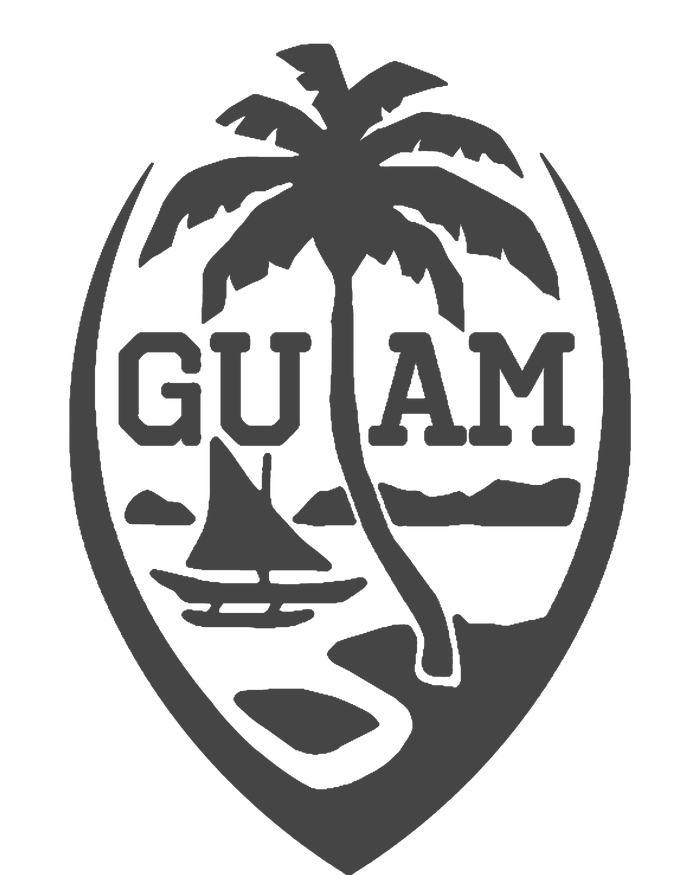 Guam Flag Seal | USA Guamanian Chamorro Gifts Hoodie The Baniff Cuffed Pom Beanie