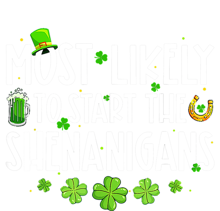 Most Likely To Start The Shenanigans Family St Patrick's Day Sustainable Bucket Hat