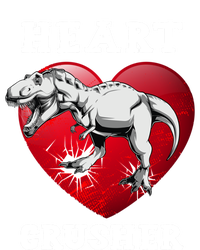 Valentines Day Dinosaur T Rex Crusher Heart Gift Tote Bag