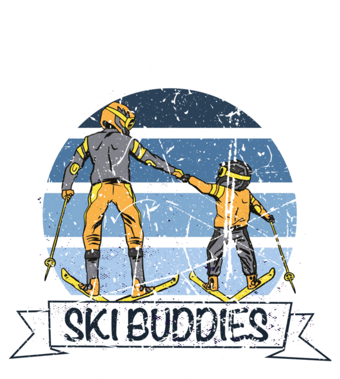 Father And Son Ski Buddies For Life Wintersport Dad Ski Gift Women's Long Sleeve Flannel Pajama Set 