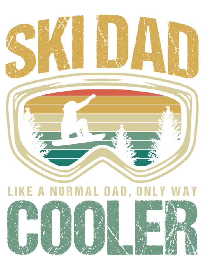 Father's Day Skier Ski Dad Like Normal Day Only Cooler Gift Kids T-Shirt