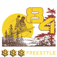 Freestyle Skiing Ski Sport Gift T-Shirt