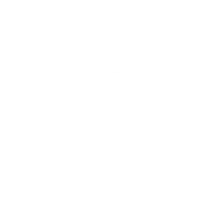 Funny Ski Dad Gift Skiers Cute Skiing Lovers Father's Day Gift T-Shirt