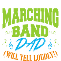 Marching Band Dad (Will Yell Loudly!) Great Gift V-Neck T-Shirt