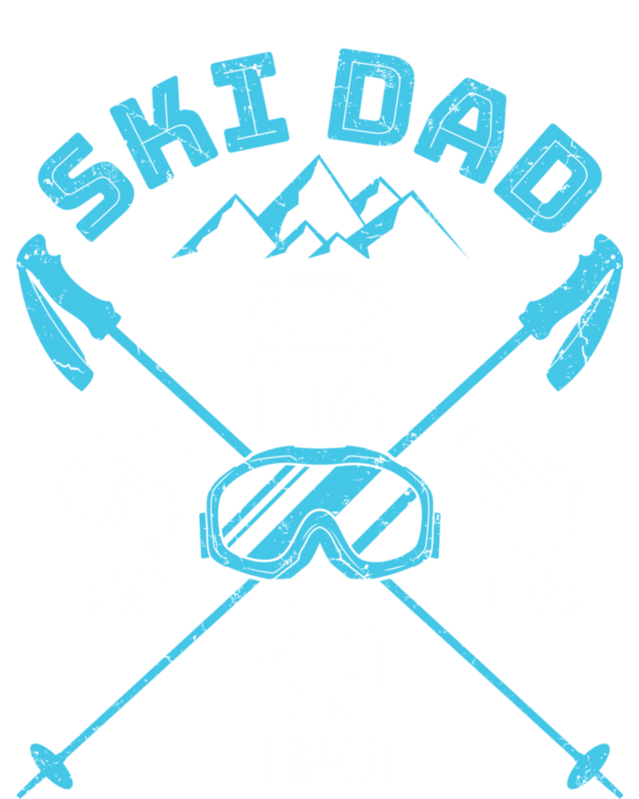 Ski Dad Funny Drive Pay Clap Repeat Father Skiing Funny Gift Tie Dye Hoodie