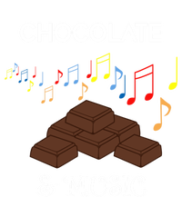 Musician And Chocolate Fan Music Notes Chocolatier Gift T-Shirt