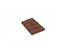 Musician Funny Saying Chocolate And Music Notes Gift Tank Top