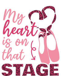 My Heart Is On That Stage Ballet Leopard Ballet Mom Cool Gift Mousepad