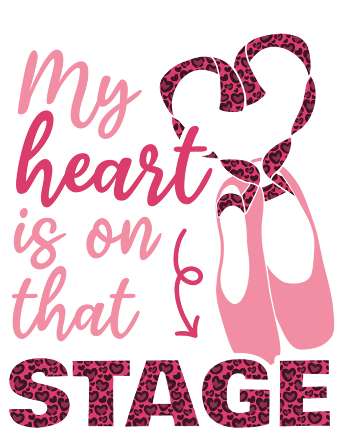 My Heart Is On That Stage Ballet Leopard Ballet Mom Cool Gift Mousepad