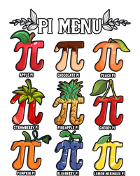 Pi Menu Funny Happy Pi Day For Fruits Loverr Pi Symbol Teacher Math Lover T-Shirt