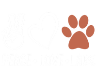 Peace Love Chocolate Labs Labrador Lab Mom Valentine's Day Gift Tall Long Sleeve T-Shirt