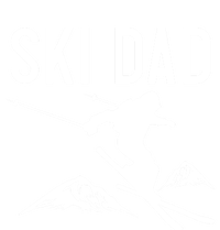 Snow Ski Dad Great Gift Dad Skiing Gift Women's Racerback Tank