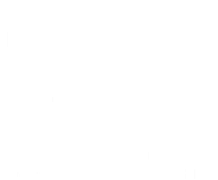 Water Ski Dad Skiing Waterski Waterskiing Waves Boat Holiday Gift T-Shirt