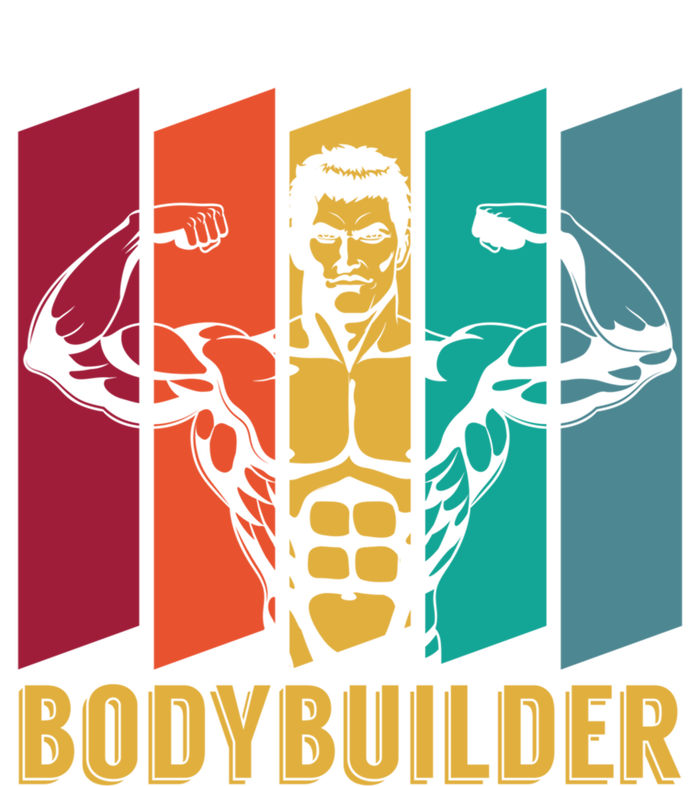 Retro Bodybuilding Fitness Gym Gift Vintage Bodybuilder Gift T-Shirt