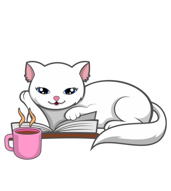 Coffee Cats And Books Funny Reading Gift T-Shirt