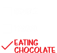 Single Taken Eating Chocolate Funny Chocolate Love Eating Gift T-Shirt