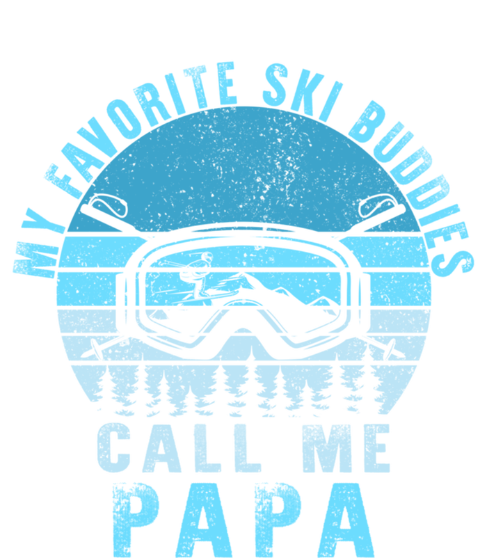 Ski Buddies Papa Skiing Goggles Snowboarding Grandpa Dad Gift Infant Baby Jersey Bodysuit