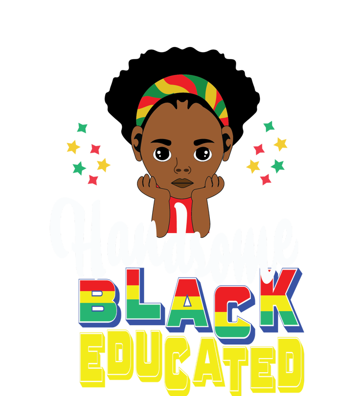 Handsom Black And Educated For Boy Black History Month T-Shirt