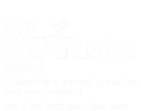 Ski Grandpa Definition Best Grandpa Ever Funny Skiing Gift T-Shirt