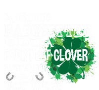 A Good Sitter Is Like A Four Leaf Clover St Patricks Day Gift USA-Made Snowflake Beanie