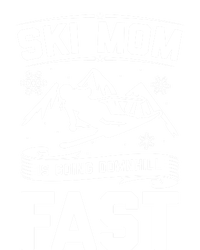 Ski Mom Is Going Downhill Fast Skiers Skiing Gift T-Shirt