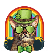 Abyssinian Cat Leprechaun Funny St Patricks Day Funny Gift Tie Dye Hoodie