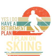 Ski Snowboard Skiing Retiret Plan Mountain Grandpa Skier Great Gift T-Shirt