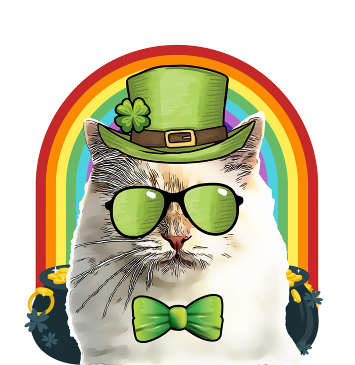 Bir Cat Leprechaun Funny St Patricks Day Gift T-Shirt