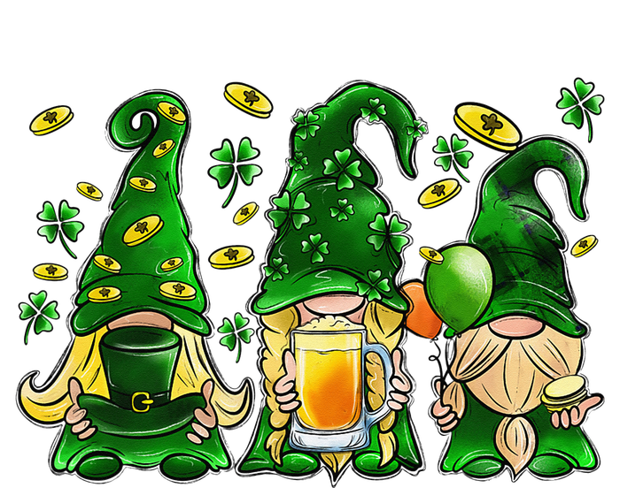 Irish Drinking Team Gnomes Holding Shamrock St Patrick's Day Hoodie