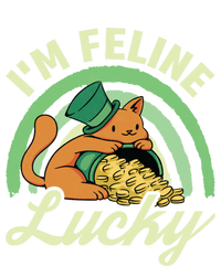 Cat St Patricks Day I'm Feline Lucky Gift Mesh Reversible Basketball Jersey Tank