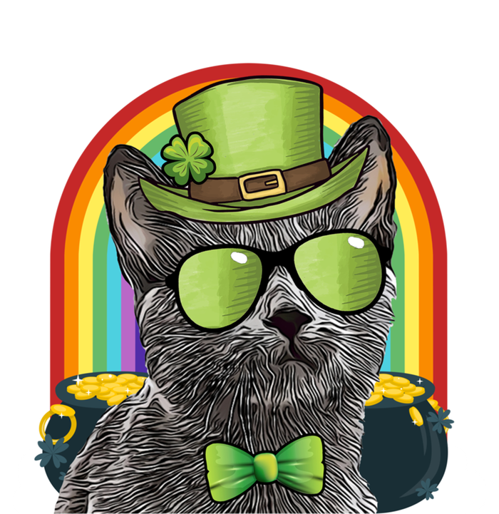 Chartreux Cat Leprechaun Funny St Patricks Day Cute Gift Sweatshirt Cinch Pack Bag