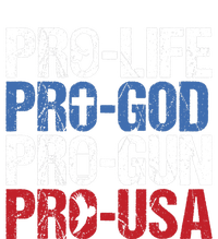 Pro Life God Gun USA Conservative Republican Pro America Full Zip Hoodie