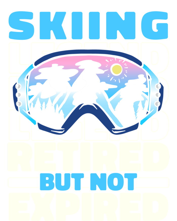 Skiing Retired Ski Cool Gift Winter Sports Skier Gift T-Shirt