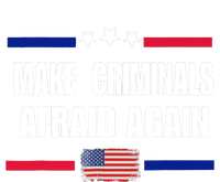 Make Criminals Afraid Again USA Rights Sarcastic US Flag T-Shirt