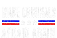 Make Criminals Afraid Again USA Rights Sarcastic US Flag Platinum Collection Golf Towel