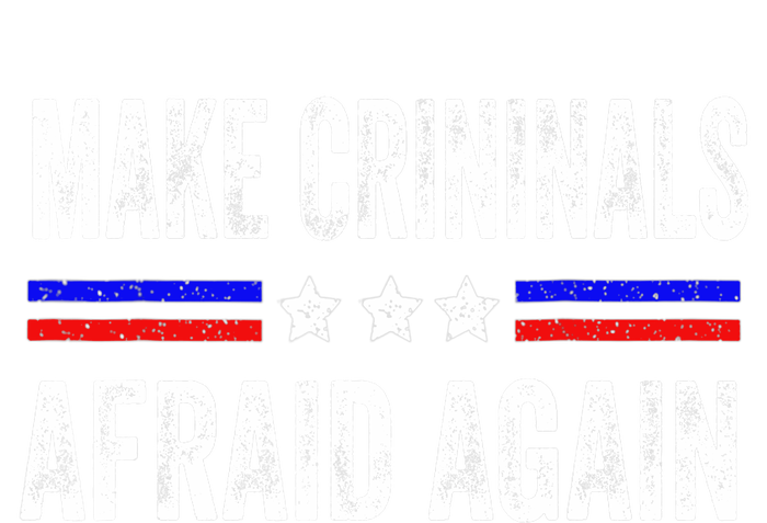 Make Criminals Afraid Again USA Rights Sarcastic US Flag Platinum Collection Golf Towel