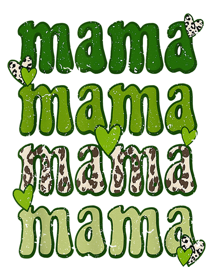 Mama Leopard St Patrick's Day Mama and Mini Cute Irish Tote Bag