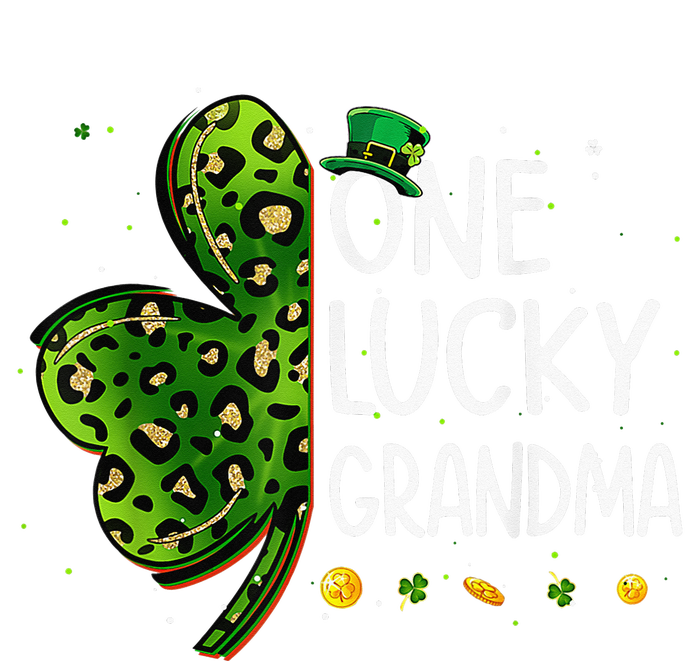 One Lucky Grandma Irish Shamrock St Patricks Day Fun Family Performance Long Sleeve Polo