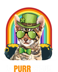 Funny Toyger Cat Lepurrchaun St Patricks Day Gift Short Acrylic Beanie