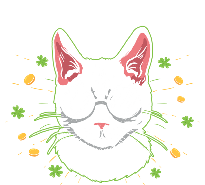 Irish Cat Lover Kitty Owner Saint Patricks Day Shamrock Funny Gift T-Shirt