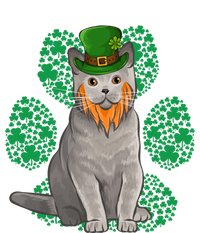 Leprechaun British Shorthair St Patricks Day Shamrock Paw Great Gift Women's V-Neck T-Shirt