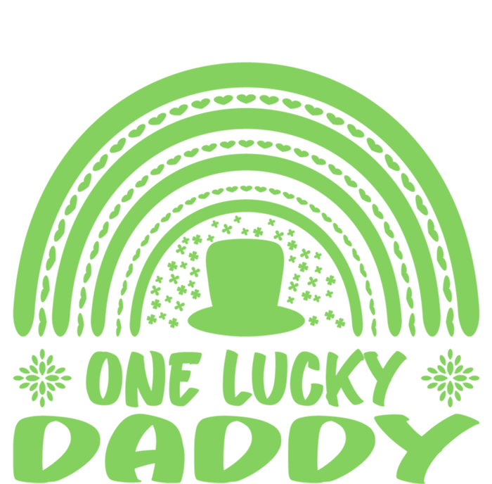 One Lucky Daddy Gift St Patrick's Day Funny For Daddy Gift Women's Tri-Blend 3/4-Sleeve Raglan Shirt