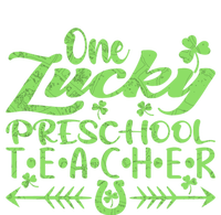 One Lucky Preschool Teacher St Patrick's Day Cool Gift Women's Tri-Blend 3/4-Sleeve Raglan Shirt