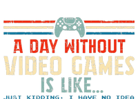 A Day Without Video Games Is Like Gamer Gifts Gaming T-Shirt