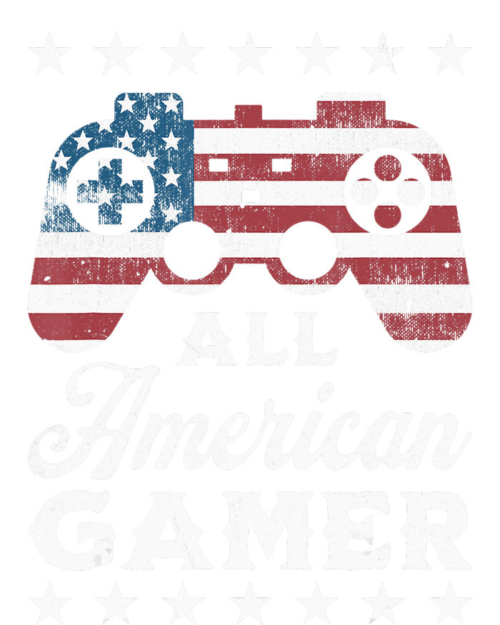 All American Gamer 4Th Of July Game Controller T-Shirt