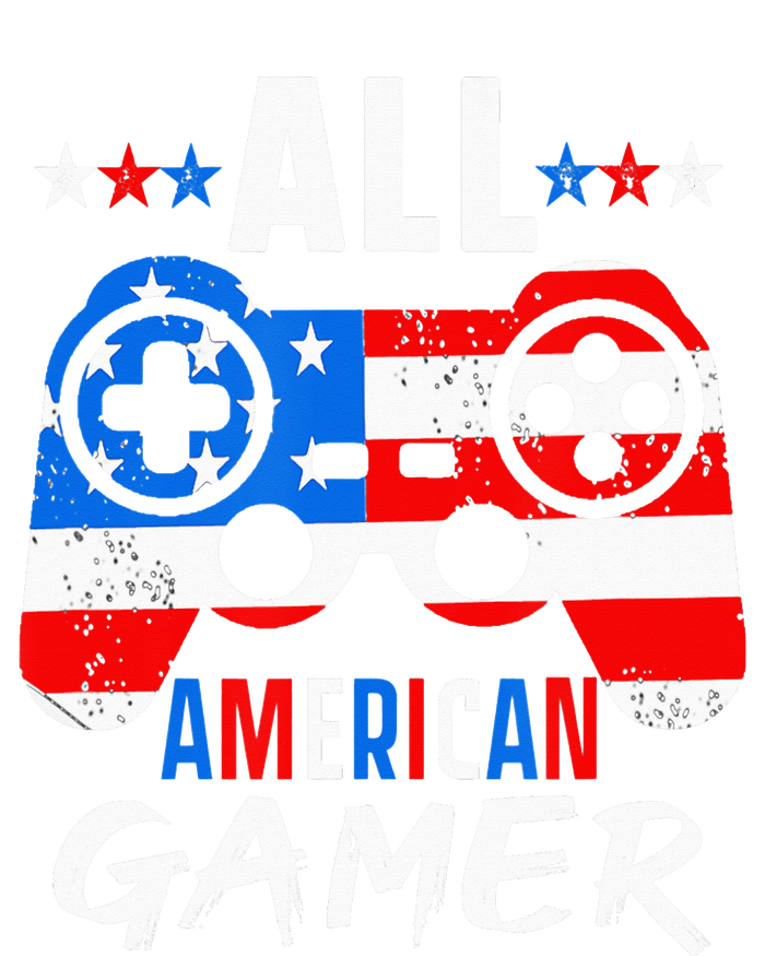 All American Gamer 4Th Of July Gaming Lovers Patriotic Ceramic Star Ornament