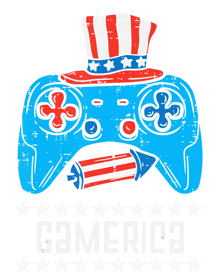 American Gamer Gamerica 4Th Of July Gaming T-Shirt