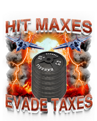 Hit Maxes Evade Taxes Softstyle Adult Sport Polo